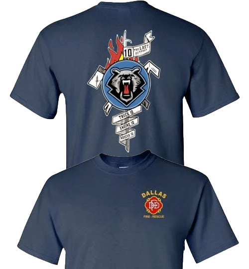 Dallas Fire-Rescue Station 10 Official Logo t-Shirt – Gifted Pursuits LLC