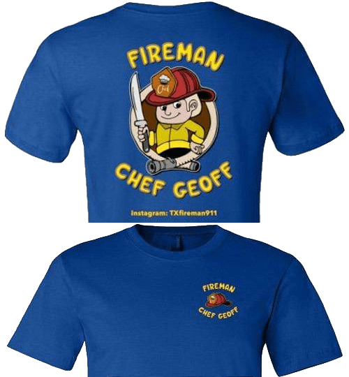 Fireman Chef Geoff Official Fan t-Shirt